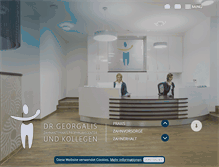Tablet Screenshot of praxis-georgalis.de
